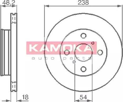 Kamoka 103826 - Discofreno autozon.pro