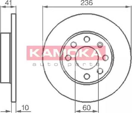 Kamoka 103208 - Discofreno autozon.pro