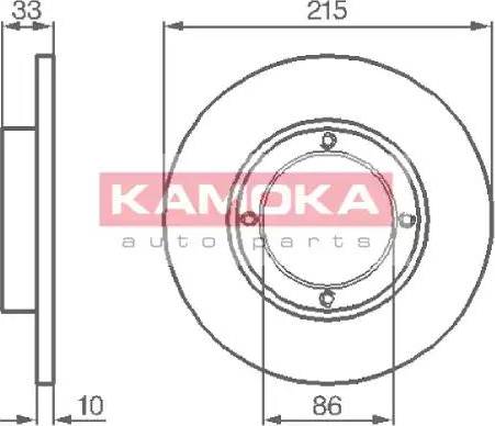 Kamoka 1032196 - Discofreno autozon.pro