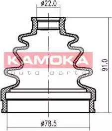 Kamoka 1146972 - Cuffia, Semiasse autozon.pro