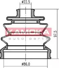 Kamoka 1146538 - Cuffia, Semiasse autozon.pro