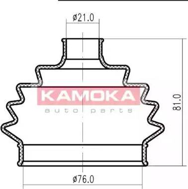 Kamoka 1146864 - Cuffia, Semiasse autozon.pro