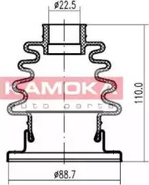 Kamoka 1148010 - Cuffia, Semiasse autozon.pro