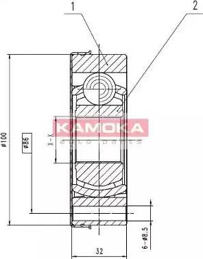 Kamoka 8094 - Kit giunti, Semiasse autozon.pro