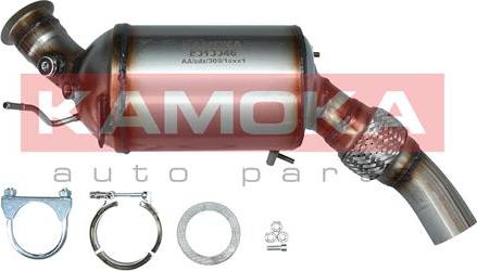 Kamoka 8010046 - Filtro antiparticolato / particellare, Impianto gas scarico autozon.pro