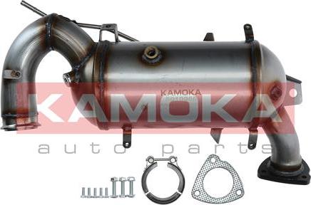 Kamoka 8010066 - Filtro antiparticolato / particellare, Impianto gas scarico autozon.pro