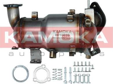 Kamoka 8010039 - Filtro antiparticolato / particellare, Impianto gas scarico autozon.pro