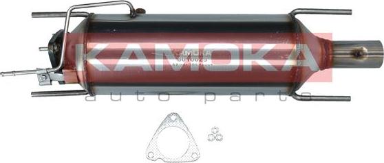 Kamoka 8010025 - Filtro antiparticolato / particellare, Impianto gas scarico autozon.pro