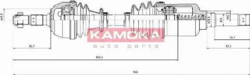 Kamoka CT1138906 - Albero motore / Semiasse autozon.pro