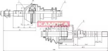 Kamoka CT1138914 - Albero motore / Semiasse autozon.pro