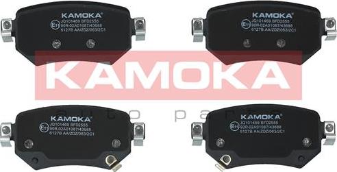 Kamoka JQ101469 - Kit pastiglie freno, Freno a disco autozon.pro