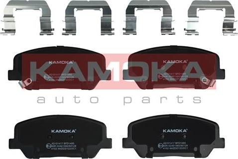 Kamoka JQ101417 - Kit pastiglie freno, Freno a disco autozon.pro