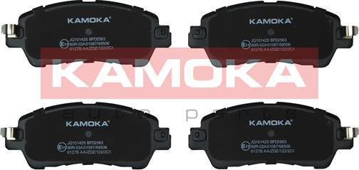 Kamoka JQ101425 - Kit pastiglie freno, Freno a disco autozon.pro