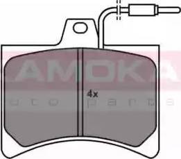 Kamoka JQ101506 - Kit pastiglie freno, Freno a disco autozon.pro