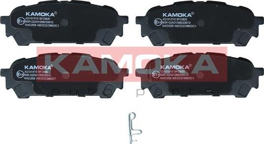 Kamoka JQ101510 - Kit pastiglie freno, Freno a disco autozon.pro