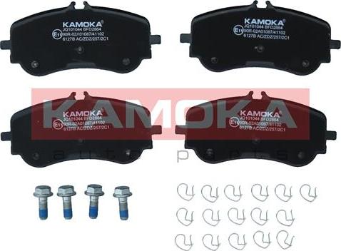 Kamoka JQ101044 - Kit pastiglie freno, Freno a disco autozon.pro