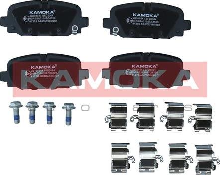 Kamoka JQ101041 - Kit pastiglie freno, Freno a disco autozon.pro