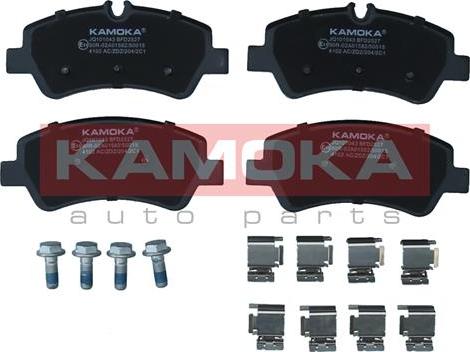 Kamoka JQ101043 - Kit pastiglie freno, Freno a disco autozon.pro