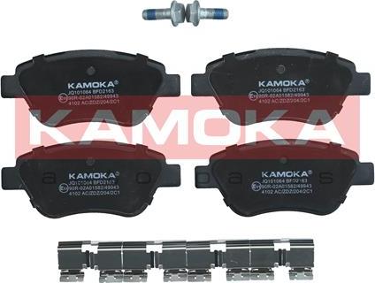 Kamoka JQ101064 - Kit pastiglie freno, Freno a disco autozon.pro