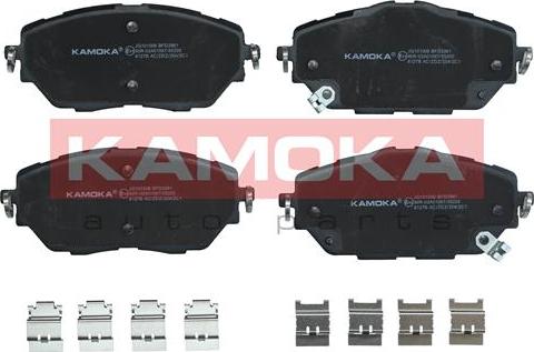 Kamoka JQ101006 - Kit pastiglie freno, Freno a disco autozon.pro