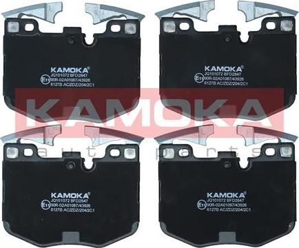 Kamoka JQ101072 - Kit pastiglie freno, Freno a disco autozon.pro