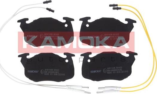 Kamoka JQ1011438 - Kit pastiglie freno, Freno a disco autozon.pro