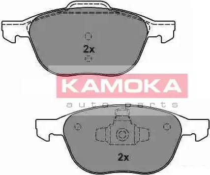 Kamoka JQ101143 - Kit pastiglie freno, Freno a disco autozon.pro