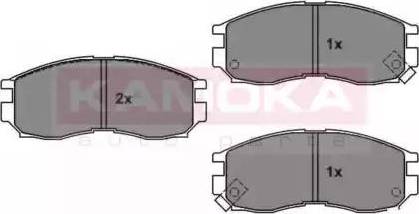 Kamoka JQ1011528 - Kit pastiglie freno, Freno a disco autozon.pro