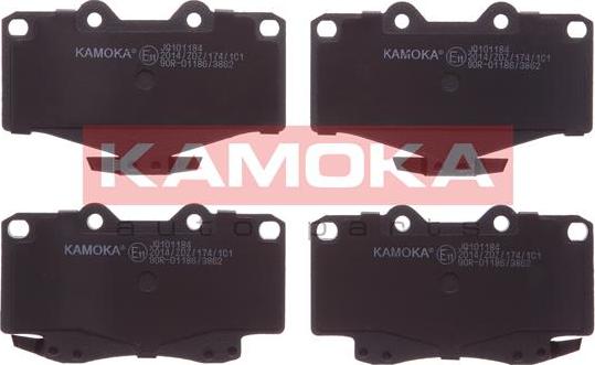 Kamoka JQ101184 - Kit pastiglie freno, Freno a disco autozon.pro