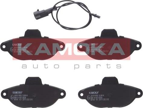 Kamoka JQ1011850 - Kit pastiglie freno, Freno a disco autozon.pro