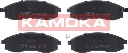 Kamoka JQ101180 - Kit pastiglie freno, Freno a disco autozon.pro