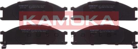 Kamoka JQ101183 - Kit pastiglie freno, Freno a disco autozon.pro