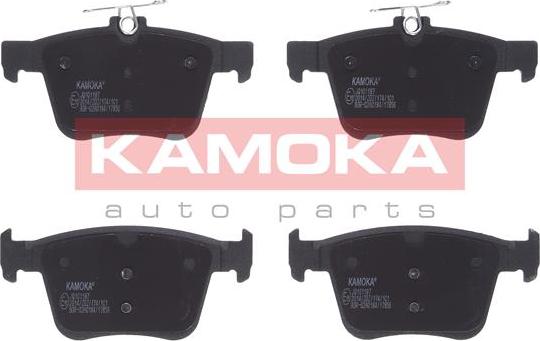 Kamoka JQ101187 - Kit pastiglie freno, Freno a disco autozon.pro