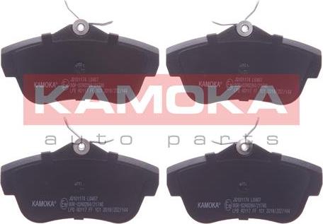 Kamoka JQ101174 - Kit pastiglie freno, Freno a disco autozon.pro