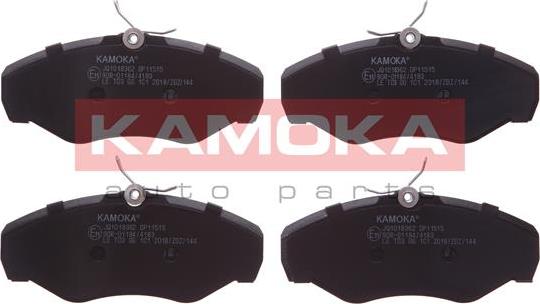 Kamoka JQ1018362 - Kit pastiglie freno, Freno a disco autozon.pro