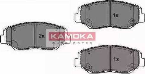 Kamoka JQ1018296 - Kit pastiglie freno, Freno a disco autozon.pro