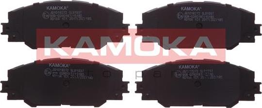 Kamoka JQ1018272 - Kit pastiglie freno, Freno a disco autozon.pro