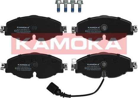 Kamoka JQ101359 - Kit pastiglie freno, Freno a disco autozon.pro