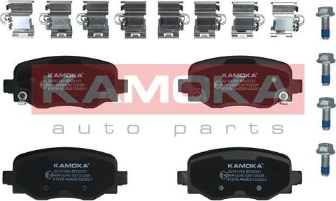 Kamoka JQ101355 - Kit pastiglie freno, Freno a disco autozon.pro