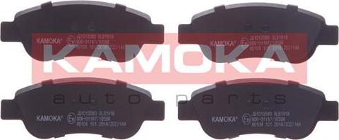 Kamoka JQ1013580 - Kit pastiglie freno, Freno a disco autozon.pro