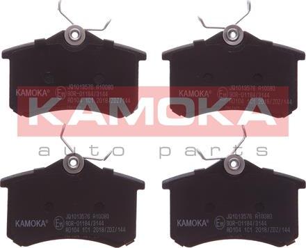 Kamoka JQ1013576 - Kit pastiglie freno, Freno a disco autozon.pro