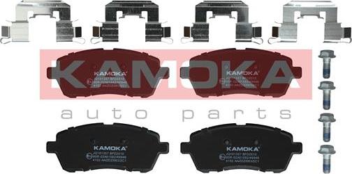 Kamoka JQ101357 - Kit pastiglie freno, Freno a disco autozon.pro