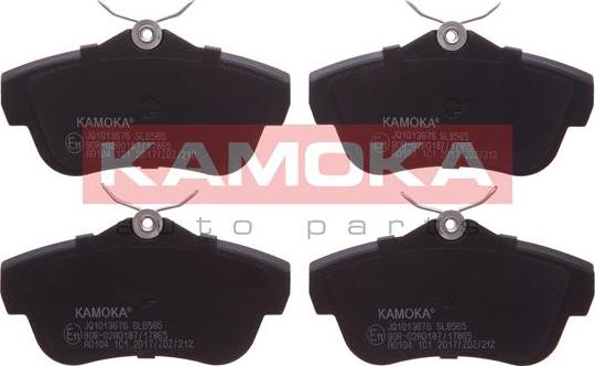 Kamoka JQ1013676 - Kit pastiglie freno, Freno a disco autozon.pro