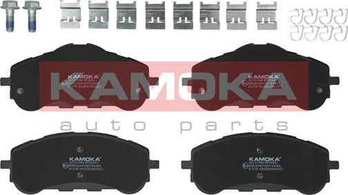 Kamoka JQ101389 - Kit pastiglie freno, Freno a disco autozon.pro