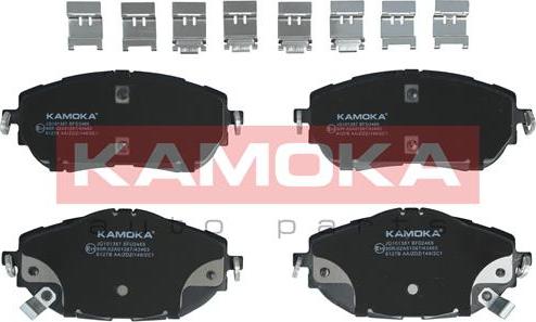 Kamoka JQ101387 - Kit pastiglie freno, Freno a disco autozon.pro