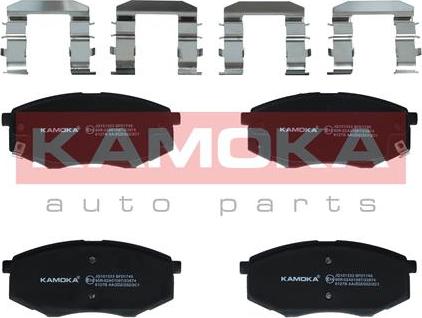 Kamoka JQ101333 - Kit pastiglie freno, Freno a disco autozon.pro