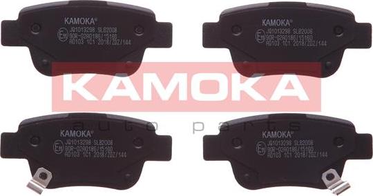 Kamoka JQ1013298 - Kit pastiglie freno, Freno a disco autozon.pro