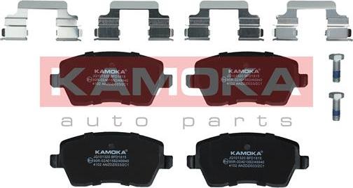 Kamoka JQ101320 - Kit pastiglie freno, Freno a disco autozon.pro