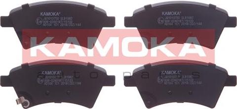 Kamoka JQ1013750 - Kit pastiglie freno, Freno a disco autozon.pro