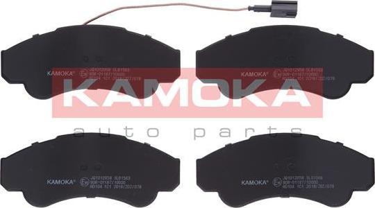 Kamoka JQ1012958 - Kit pastiglie freno, Freno a disco autozon.pro